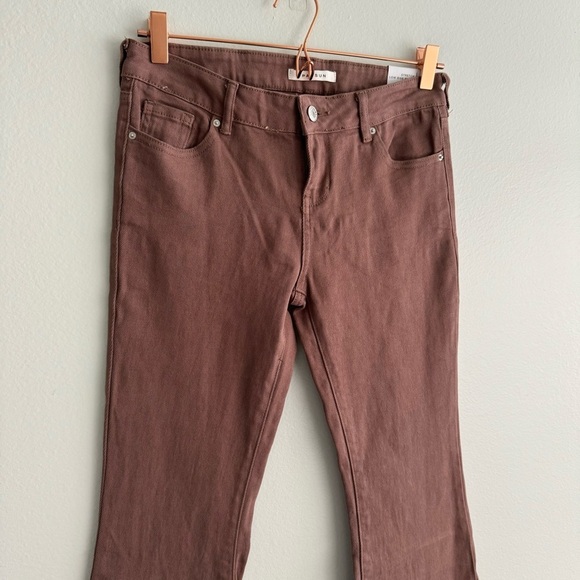 Pacsun Brown Stretch Low Rise Flare Size 25 - Picture 4 of 10